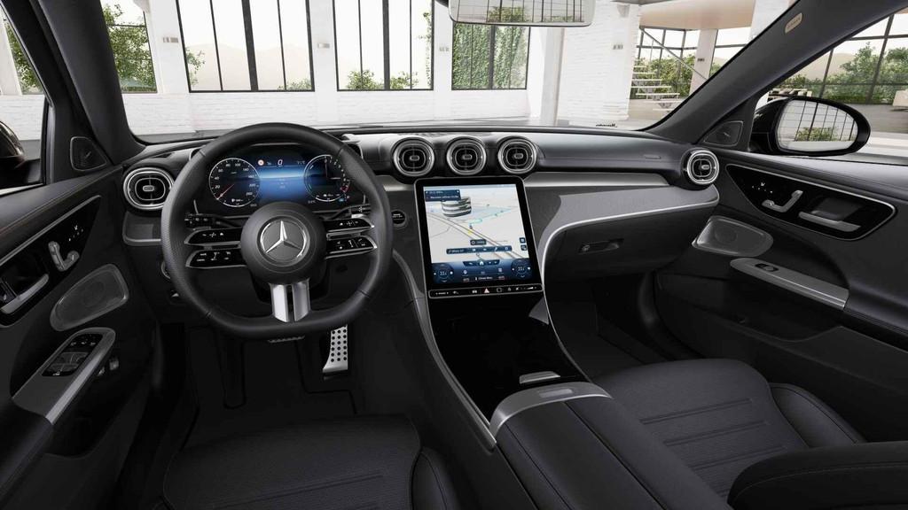 Mercedes-Benz C-Klasse 300 e Break AMG Line Night Pack | Pan, Auto's, Mercedes-Benz, Automaat, Zwart, 4 cilinders, 5 deurs