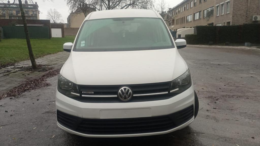 Vw Caddy 1.4 Benzine+CNG – 02/2019 – 114.600 km – Incl btw, Auto's, 4 deurs, Monovolume, CNG (Aardgas), Wit