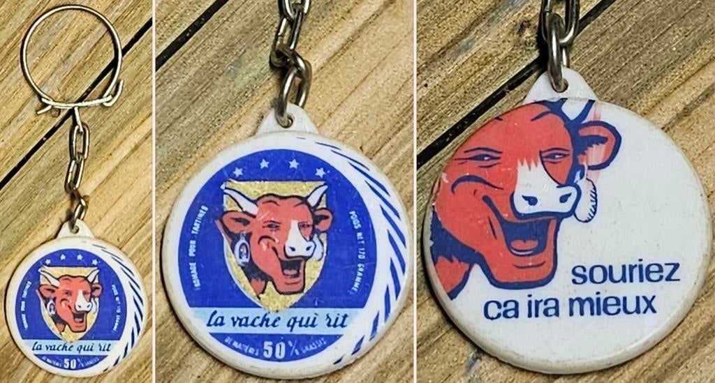 La Vache Qui Rit vintage sleutelhanger
Deze afbe, Ophalen of Verzenden