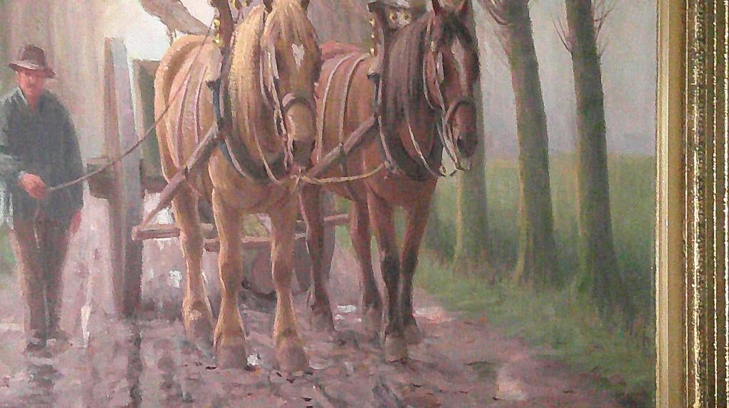 SCHILDERIJ CAULLLET, Ophalen