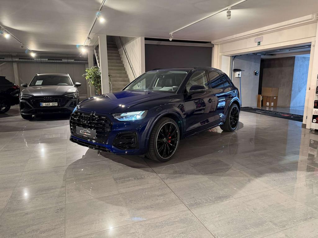 Audi Q5 SOLD BIJ GARAGE VRIENS YVES BV! (bj 2021, automaat), Auto's, Automaat, Gebruikt, Blauw, 408 pk