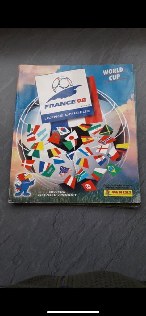 Panini Album 1998 world cup, Collections, Enlèvement, Utilisé