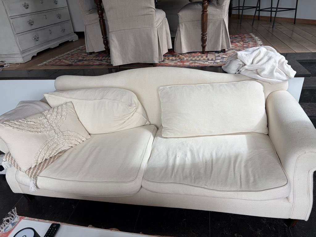 Flamant salonzetel 220cm - afneembare hoezen, Huis en Inrichting, Gebruikt, Flamant, 75 tot 100 cm, Ophalen of Verzenden