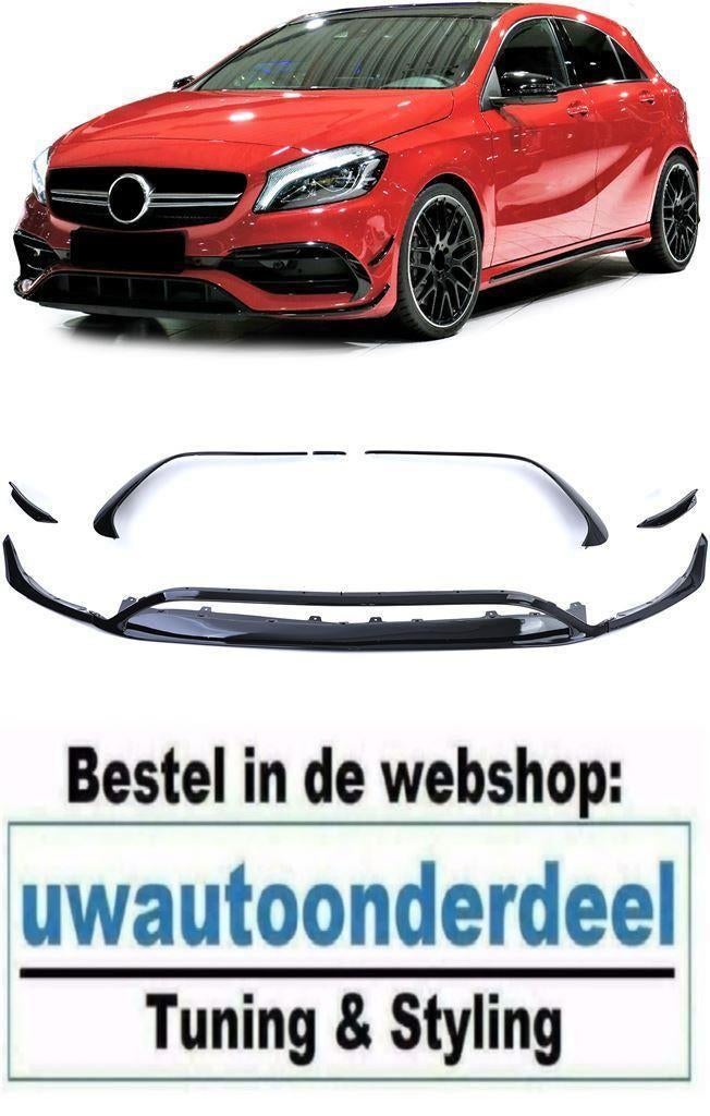 Spoiler Voorspoiler Splitter Voor MB A Klasse W176 AMG PACK, Verzenden
