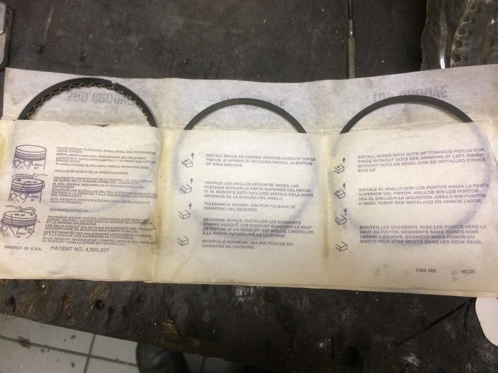 Shovelhead 1340 Harley, segments de piston Hastings Moly, Motos, Pièces | Harley-Davidson, Neuf, Enlèvement