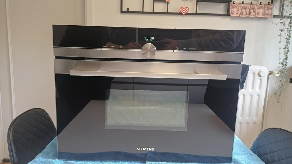 Siemens inbouw stoomoven, Enlèvement