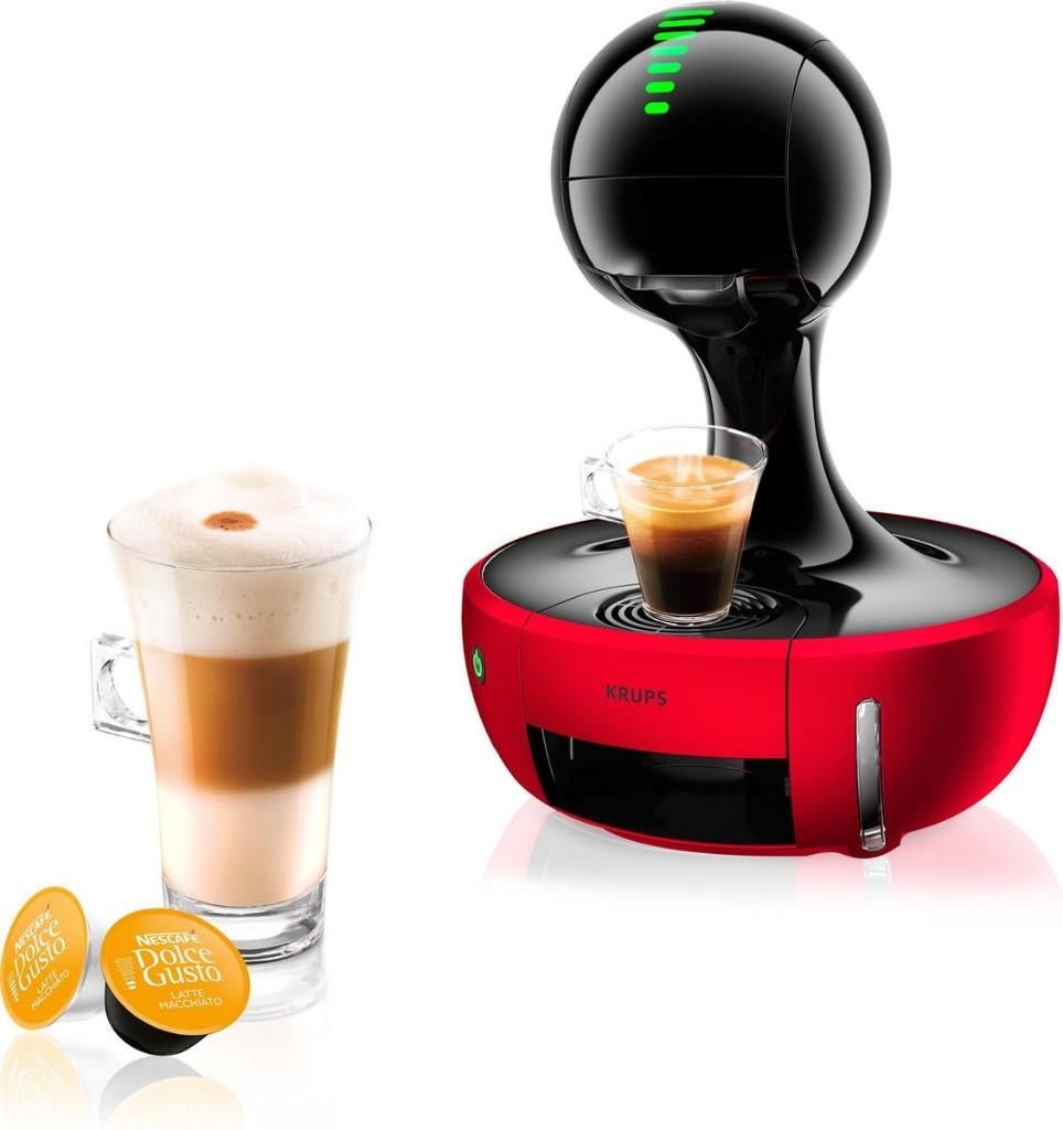 Krups Dolce Gusto Drop KP350 (variante rouge), Electroménager, Cafetières, Réservoir d'eau amovible, Enlèvement ou Envoi, Dosettes et capsules de café