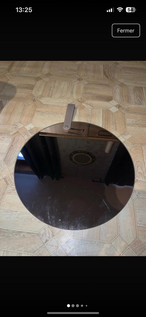 Miroir rond, Enlèvement, Comme neuf, Rond