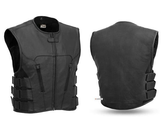 Nieuw leren motorvest, Motoren, Kleding | Motorkleding, Jas | leer, Dames, Heren, Kinderen, Nieuw met kaartje, Ophalen of Verzenden