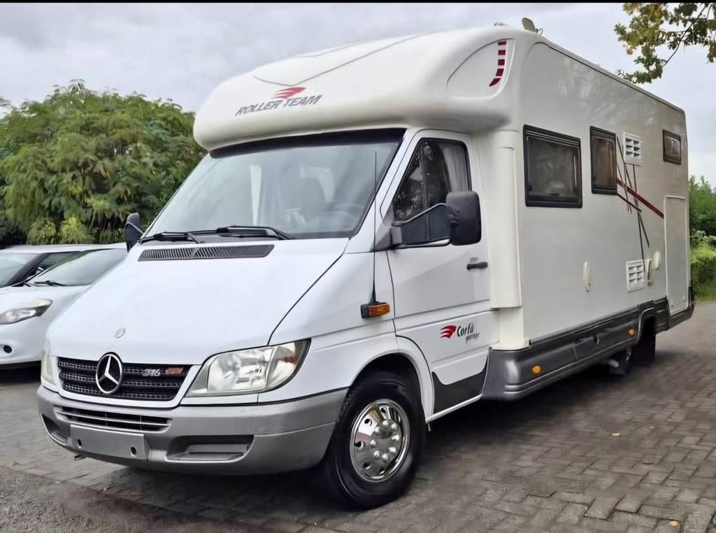 Mercedes Sprinter 2.7 CDI 157pk.110.000 km.Car-Pass, Caravans en Kamperen, Mobilhomes, Overige merken, Particulier, Mercedes, Standkachel
