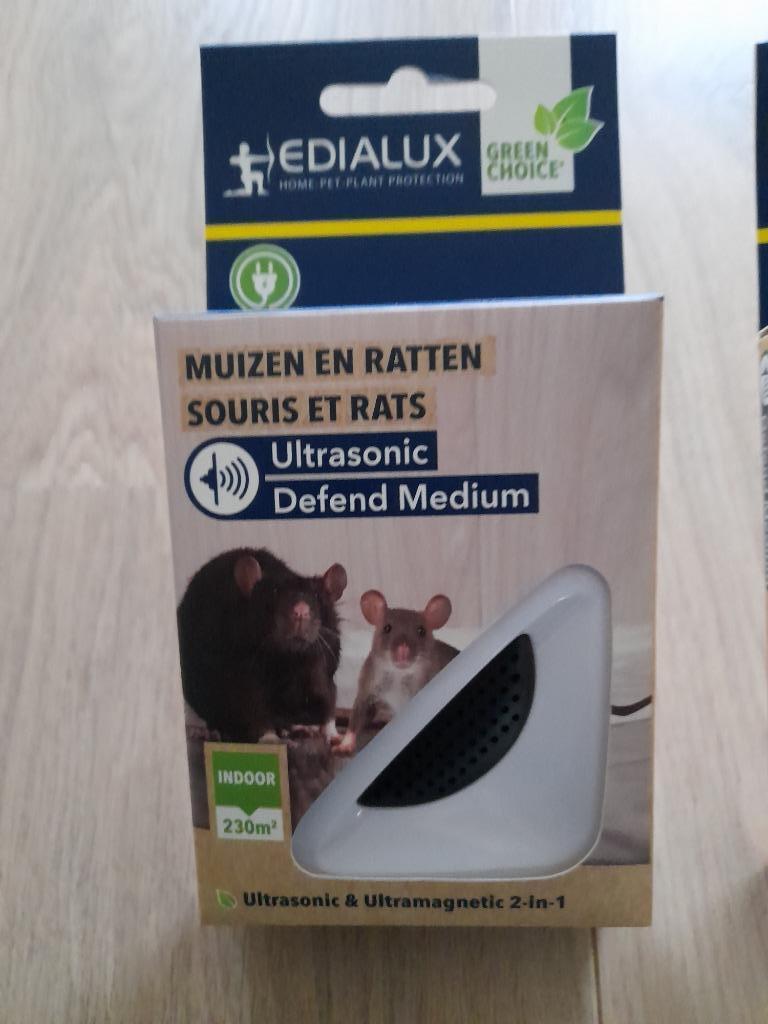 Edialux ultra sonic defend - ratten en muizen, Ophalen of Verzenden, Nieuw