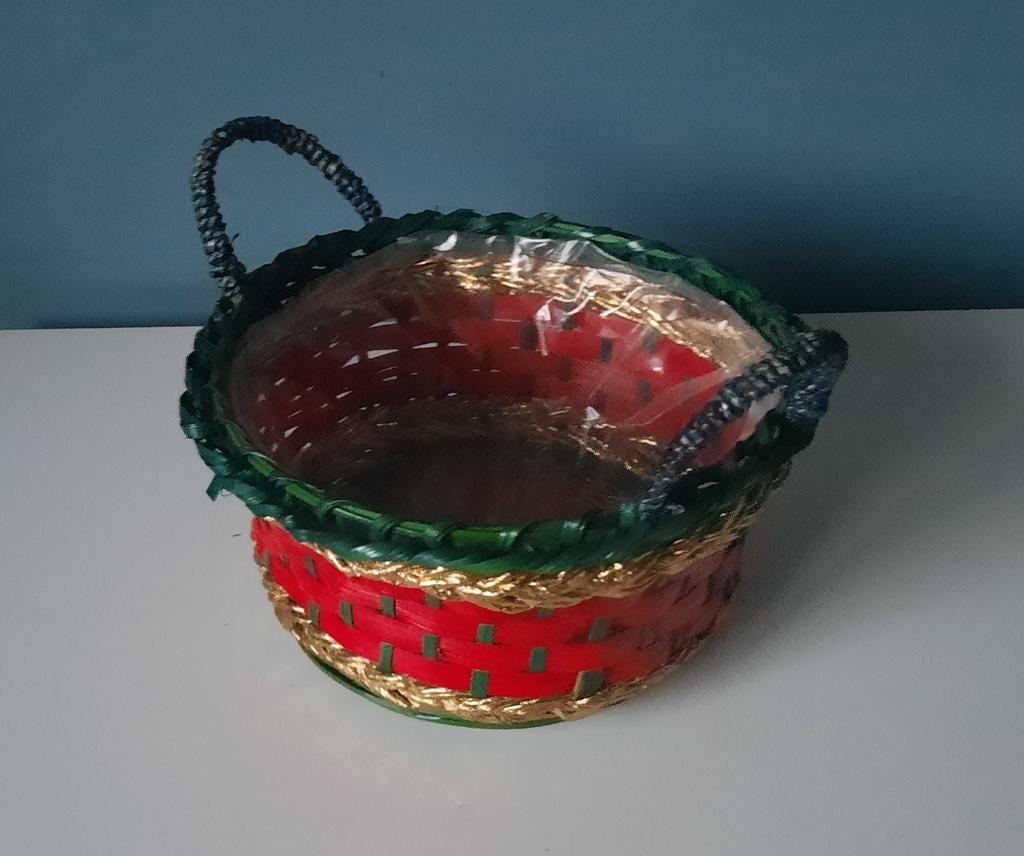 Rieten opbergmandje, Diversen, Ophalen of Verzenden