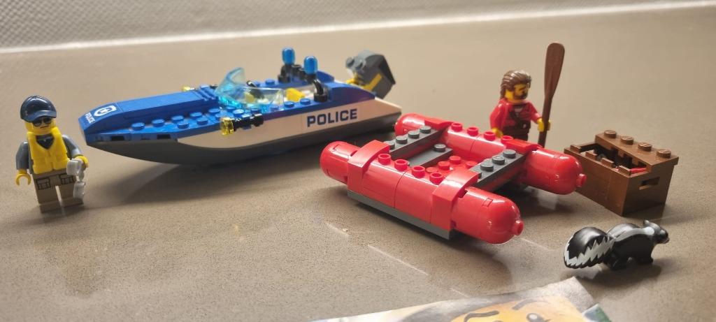 lego 60176 wild river escape, Ophalen of Verzenden, Gebruikt, Complete set, Lego