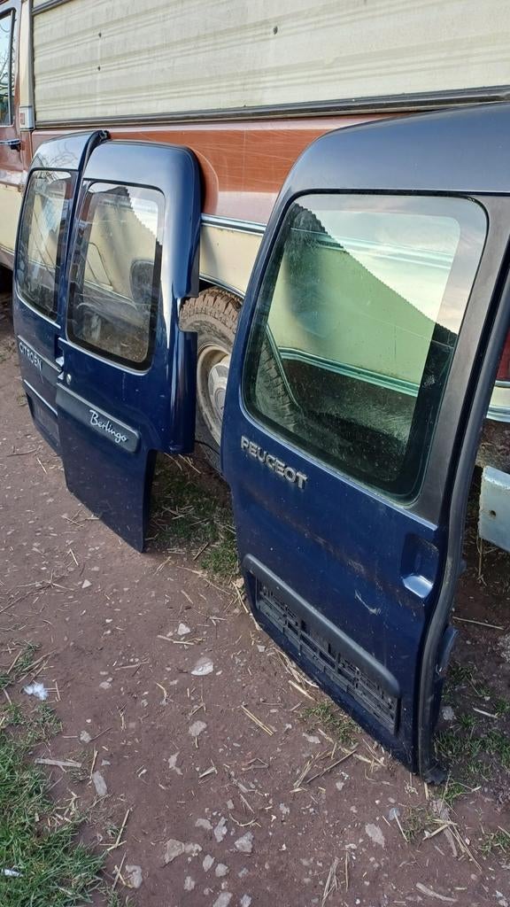 citroen berlingo peugeot partner deuren donker bauw, Ophalen of Verzenden, Voor, Peugeot