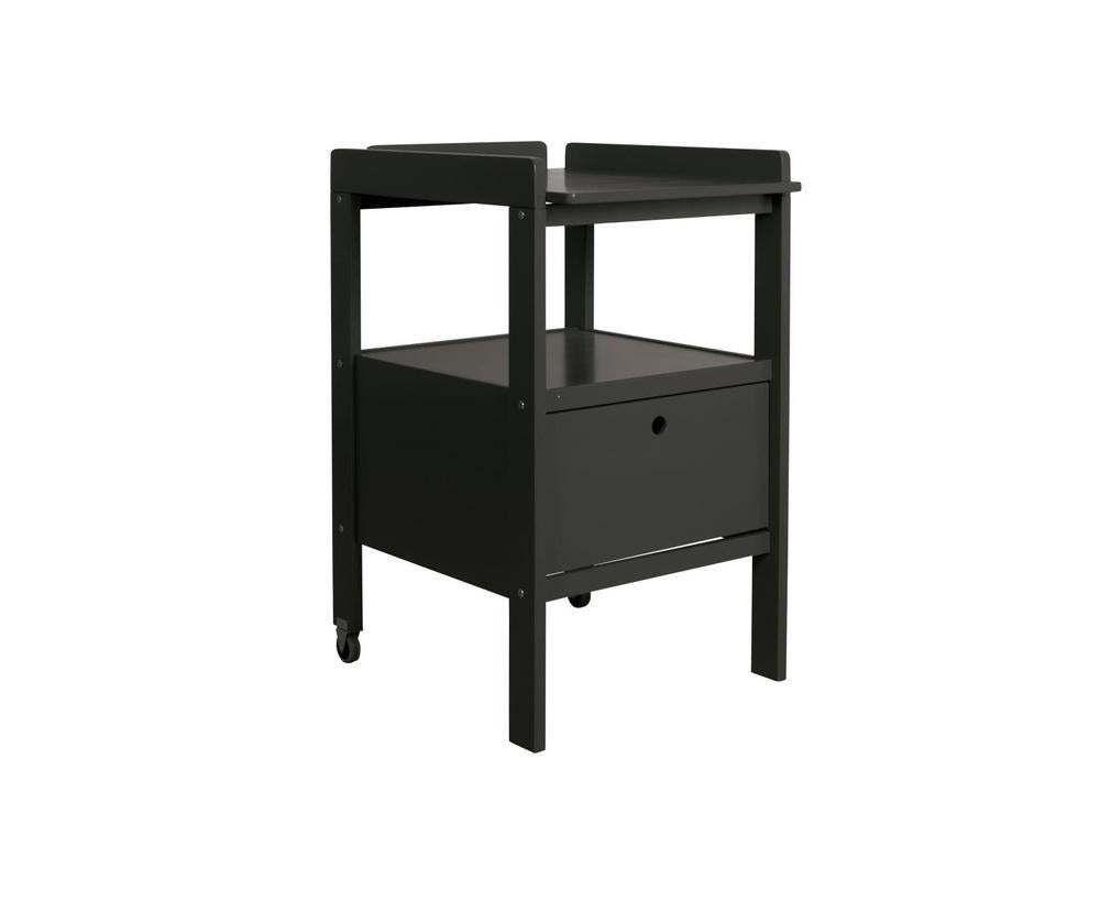 Dreambaby - Luiertafel op wielen met lade - zwart, Kinderen en Baby's, Overige typen, Nieuw, Standaard, Ophalen