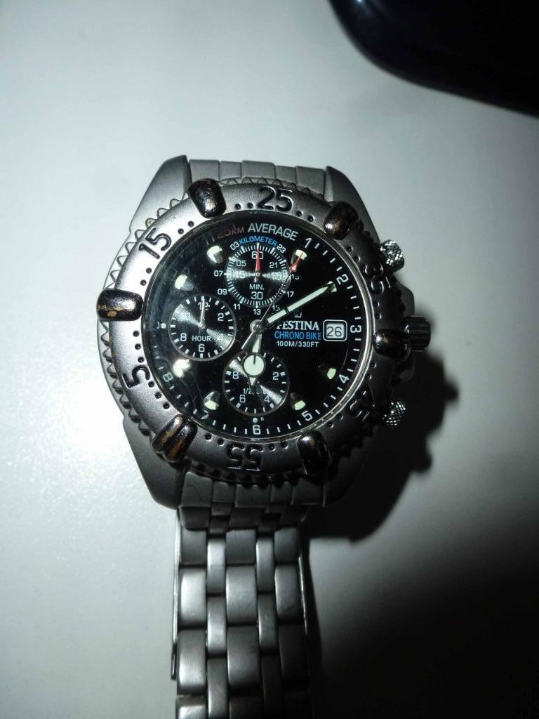 montre homme Festina Chrono Bike, Bijoux, Sacs & Beauté, Montres | Hommes, Utilisé, Montre-bracelet, Autres marques, Acier, Acier