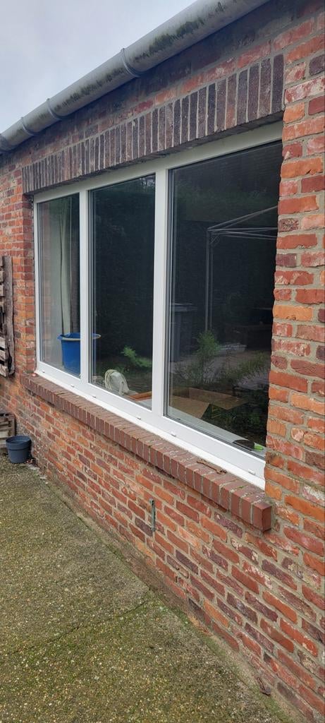 fenêtres à double vitrage blanches, Bricolage & Construction, Enlèvement, Utilisé