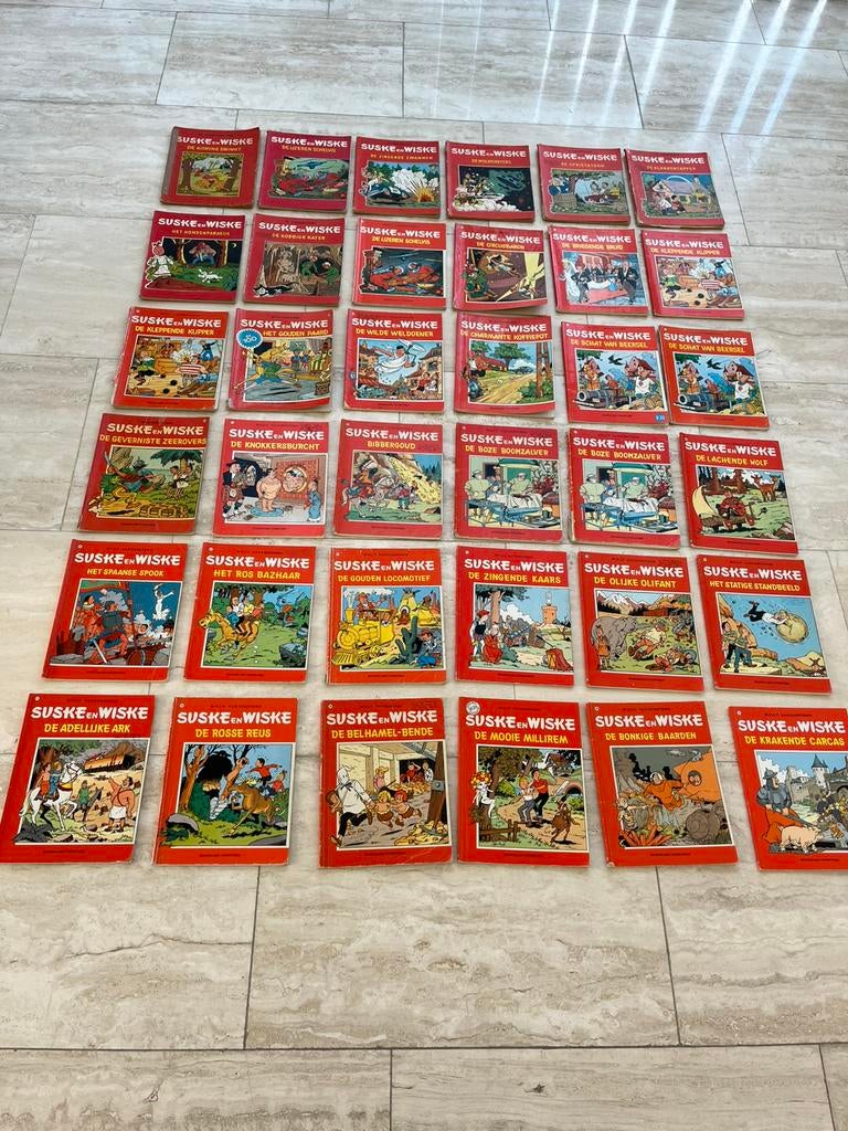 36 strips suske en wiske, Meerdere stripboeken, Ophalen, Gelezen