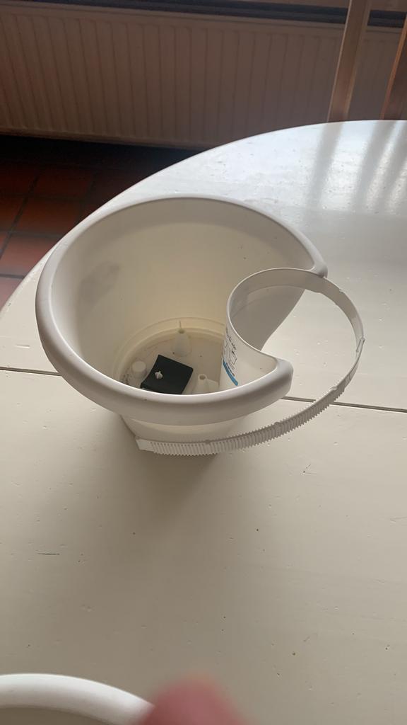 Elho witte regenpijp bloempot, Ophalen, Nieuw