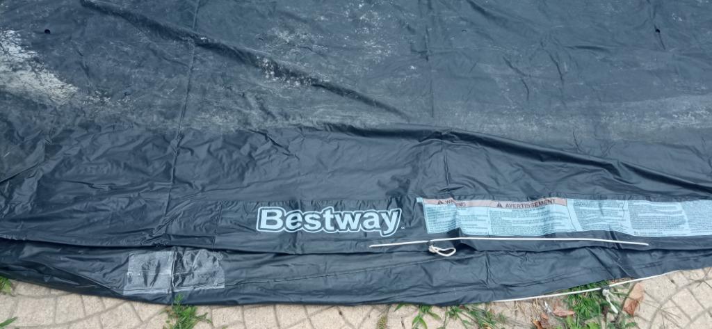 Bâche de piscine 4,24 m x 2,50 m, Ophalen, Gebruikt, Afdekzeil