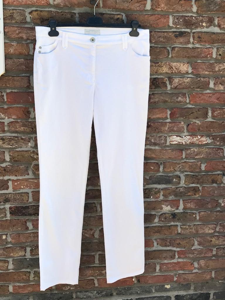 Witte broek merk Brax, Wit, Nieuw, W30 - W32 (confectie 38/40), Verzenden