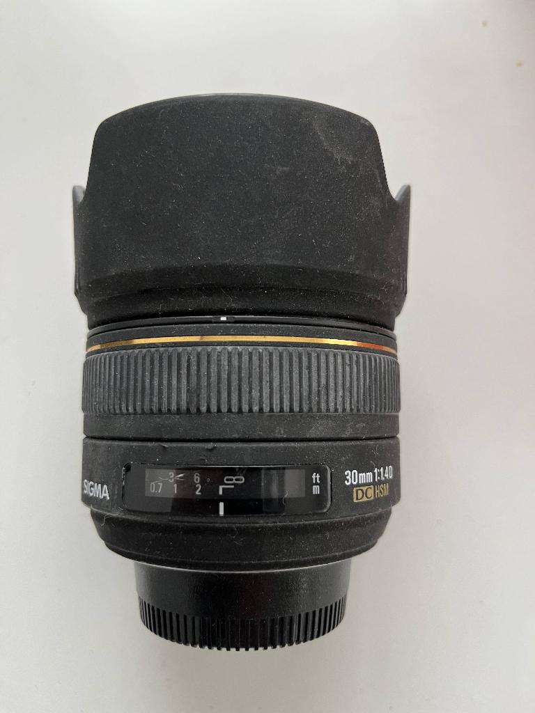 Sigma 30 mm 1.4 pour Nikon DX mount Digital, Enlèvement ou Envoi, Utilisé, Reflex miroir, Nikon