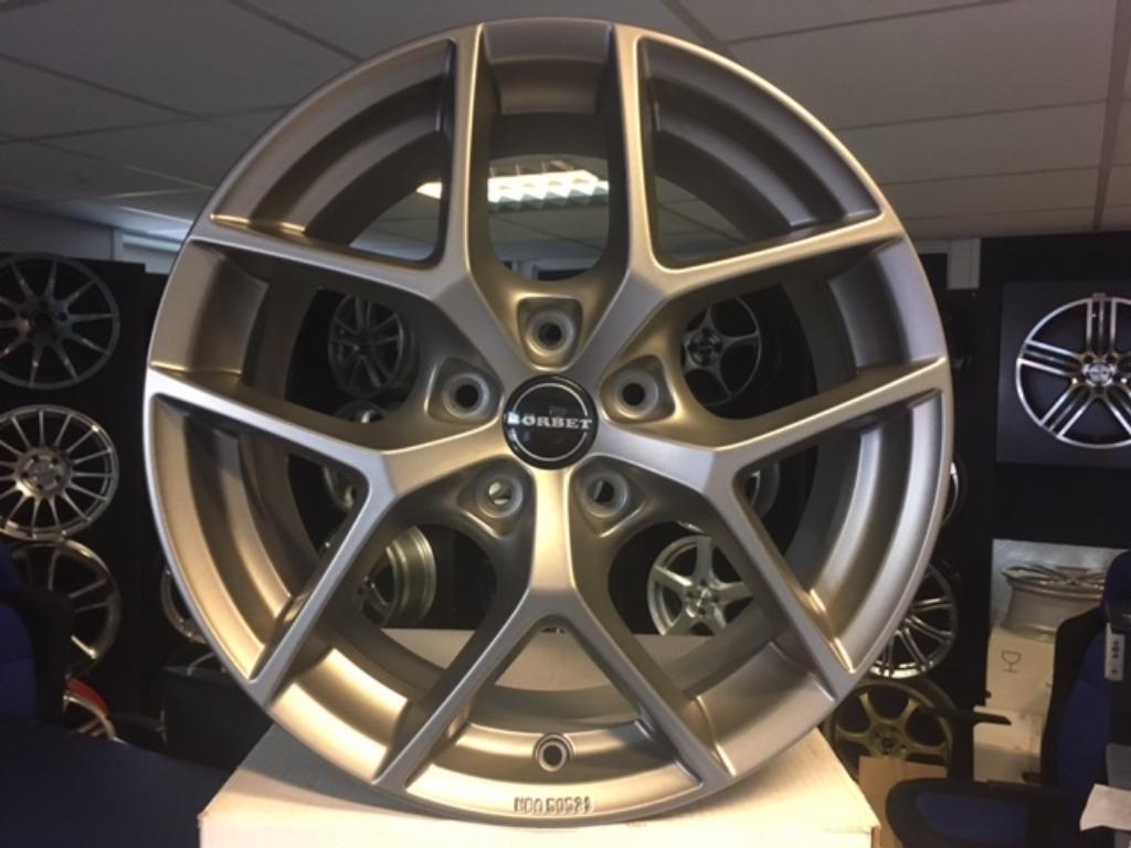 NIEUWE set 16 inch 5x112 Borbet  sportvelgen VW Audi Seat, Autos : Pièces & Accessoires, Pneus & Jantes, Jante(s), Pneus été, 16 pouces