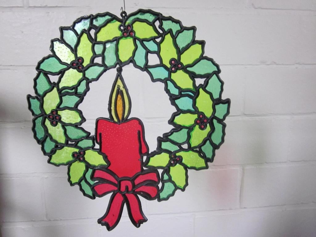 fenêtre de Noël en vitrail imitation, Enlèvement ou Envoi, Neuf