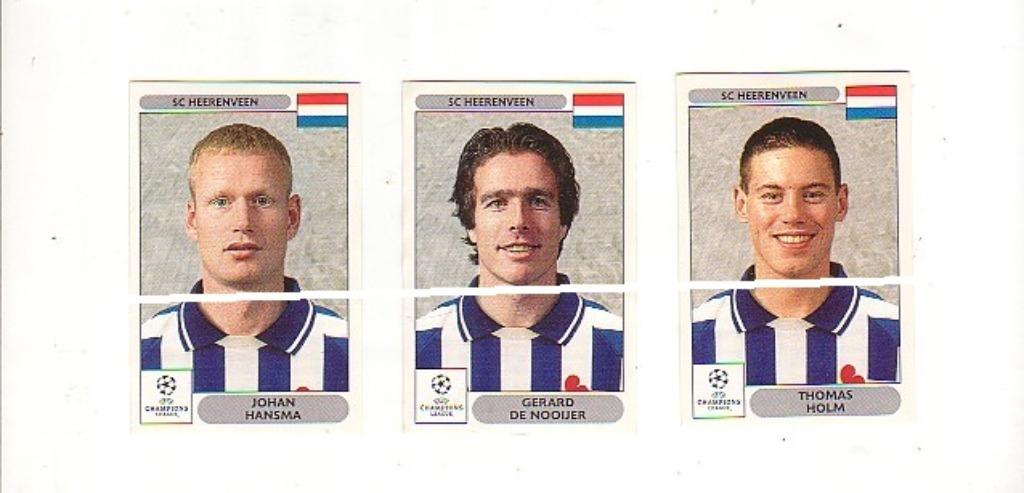 Panini Champions League Heerenveen 2000 - 2001, Envoi, Comme neuf, Affiche, Image ou Autocollant