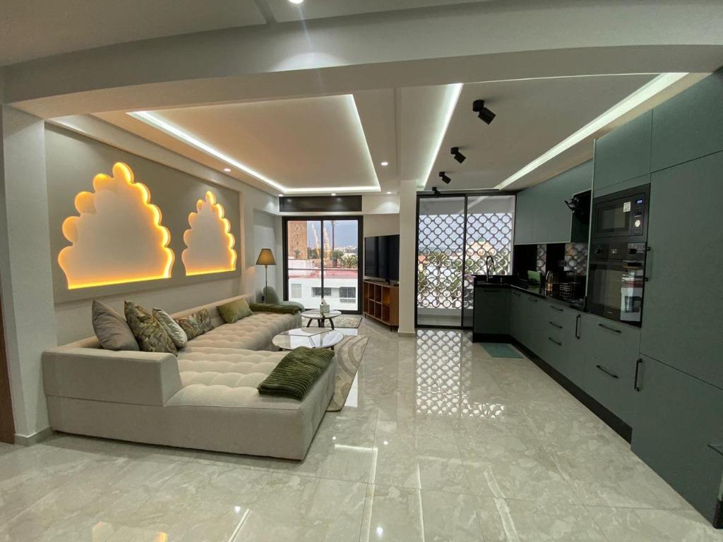 Prachtig gemeubileerd appartement te huur in RABAT in MAROKK, Immo, RABAT, 65 m², Buiten Europa, Stad
