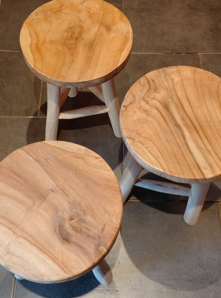 Tabouret en bois de teck, Animaux & Accessoires, Enlèvement ou Envoi, Neuf