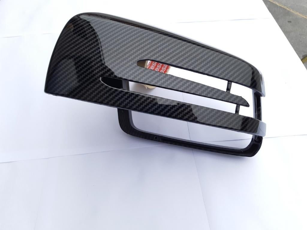 2 coques de rétroviseurs en carbone ou noires pour Mercedes, Enlèvement ou Envoi, Neuf, Mercedes-Benz