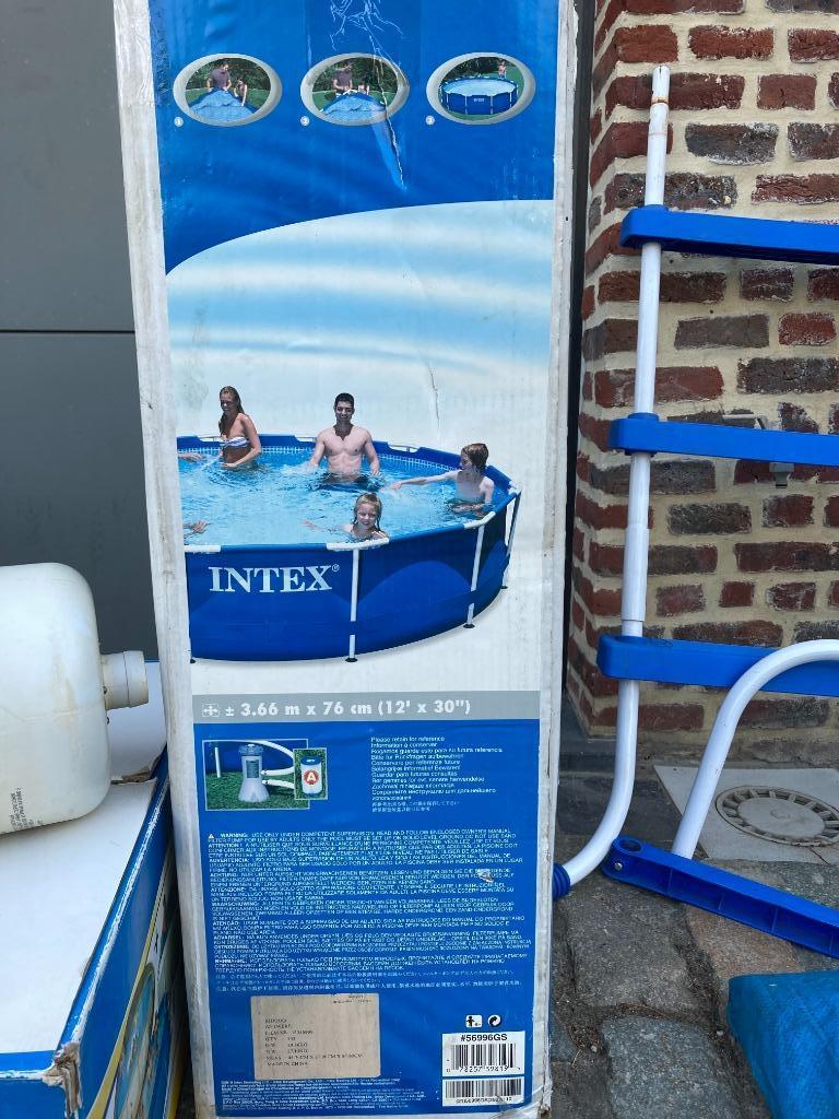 piscine, Jardin & Terrasse, Piscines, Utilisé, Piscines hors sol, Moins de 80 cm, 200 à 400 cm, 200 à 300 cm, Rond, Enlèvement