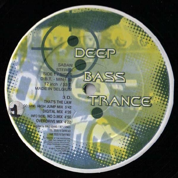 3D  – That's The Law, Ophalen of Verzenden, Zo goed als nieuw