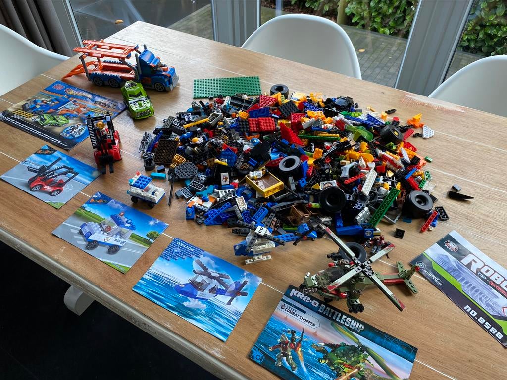 Lot bouwblokken van o.a. Mega Bloks - BanBao - Kre-O, Ophalen of Verzenden, Gebruikt, Megabloks