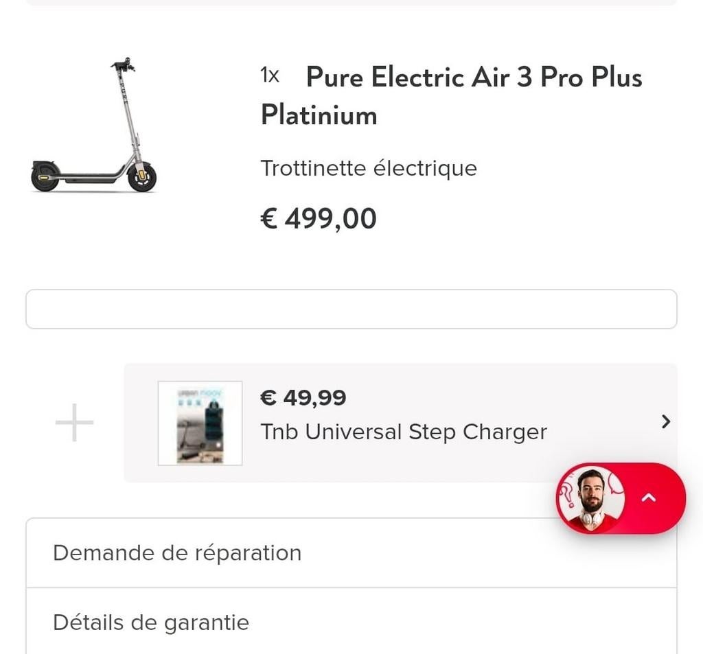Trottinette électrique neuve, Enlèvement, Neuf, Step électrique (E-scooter), Pure