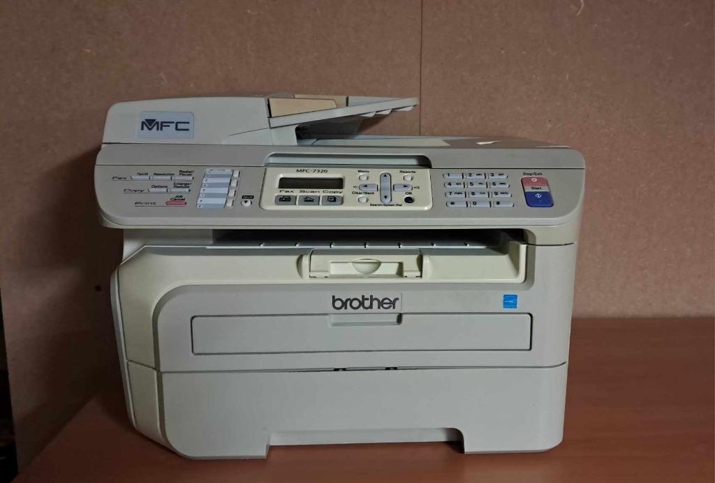 Brother MFC-7320 A4 all-in-one laserprinter zwart mét toner, Printer, Zwart-en-wit printen, Ophalen of Verzenden, Brother