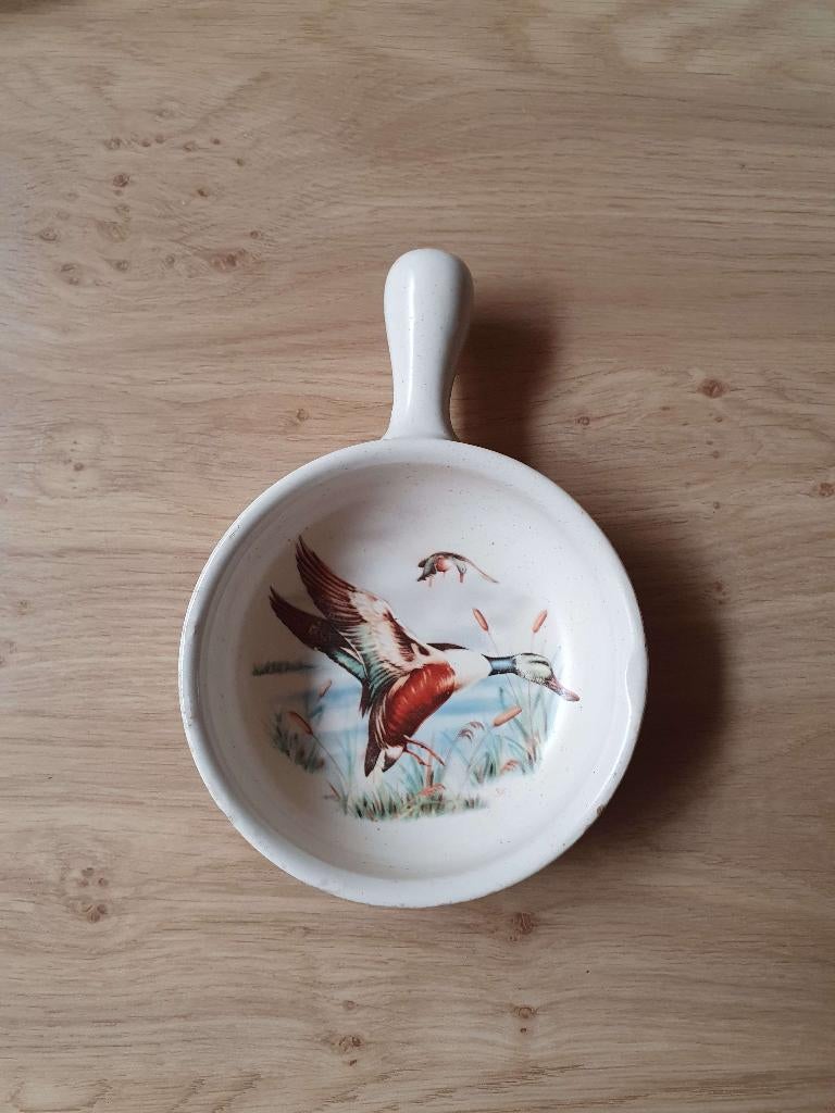 Oude fonduepot gesigneerd Vallauris, Antiek en Kunst, Ophalen