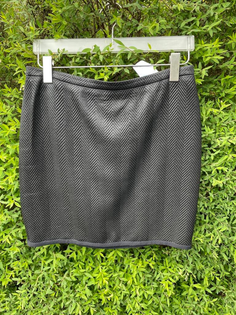 KORT ROKJE ZWART VISGRAAT MOTIEF MARCCAIN, Kleding | Dames, Zwart, Ophalen of Verzenden, Zo goed als nieuw, Maat 36 (S)