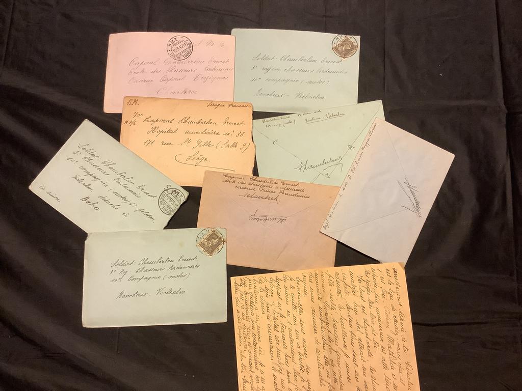 10 Lettres d un chasseur ardennais ww2 authentique, Collections, Objets militaires | Seconde Guerre mondiale, Enlèvement ou Envoi