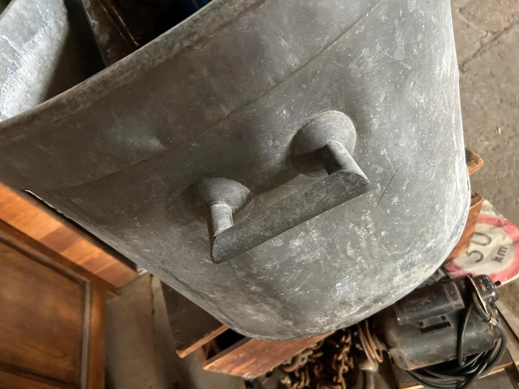 Baignoire en ZINC (non galvanisée), Antiquités & Art, Enlèvement