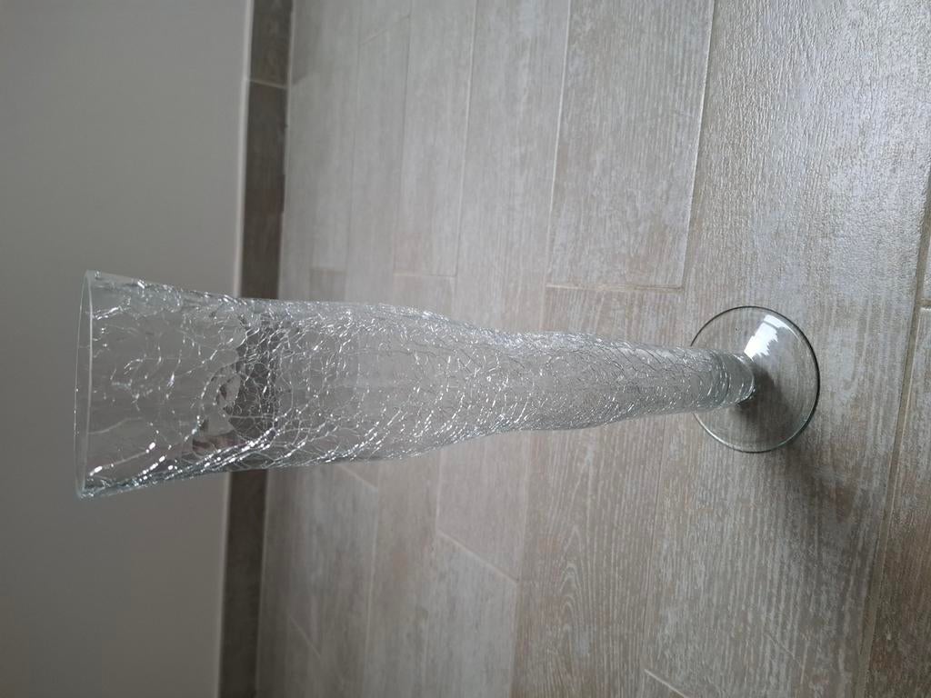 Vase en verre, Maison & Meubles, Enlèvement, Comme neuf