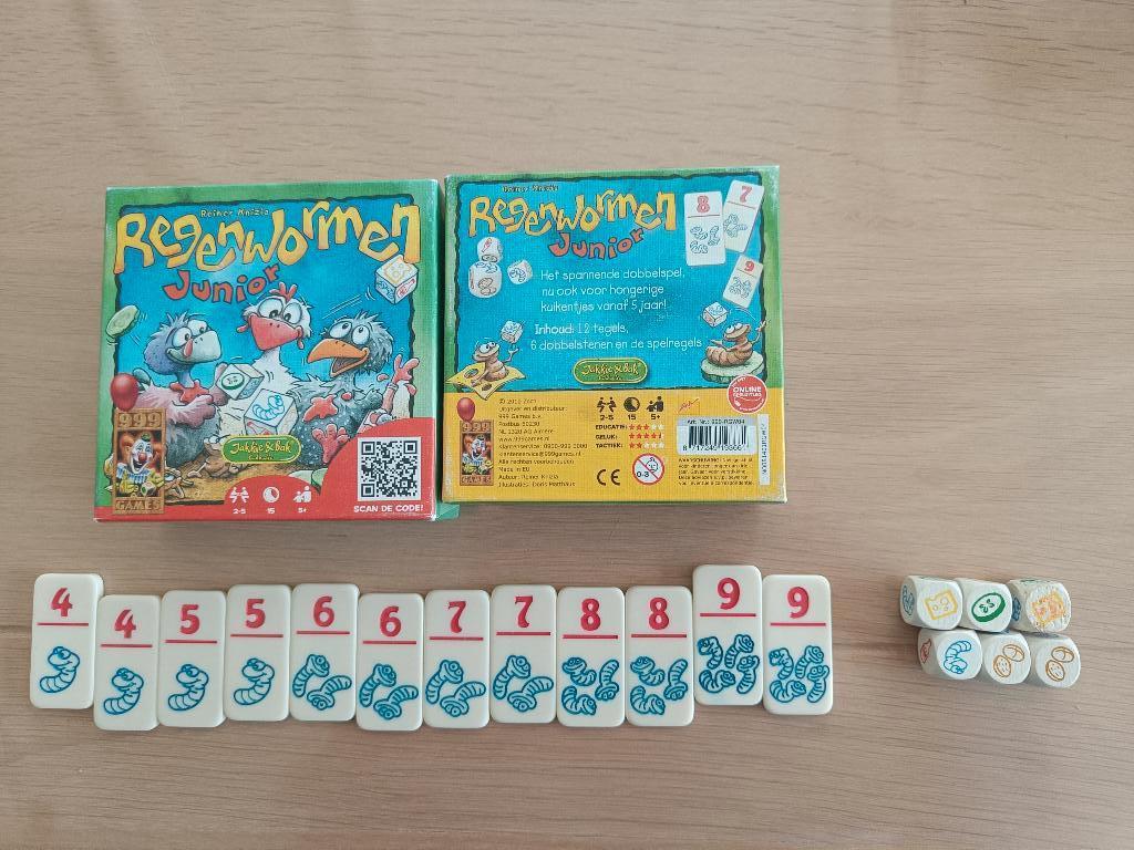 Regenwormen junior, Ophalen