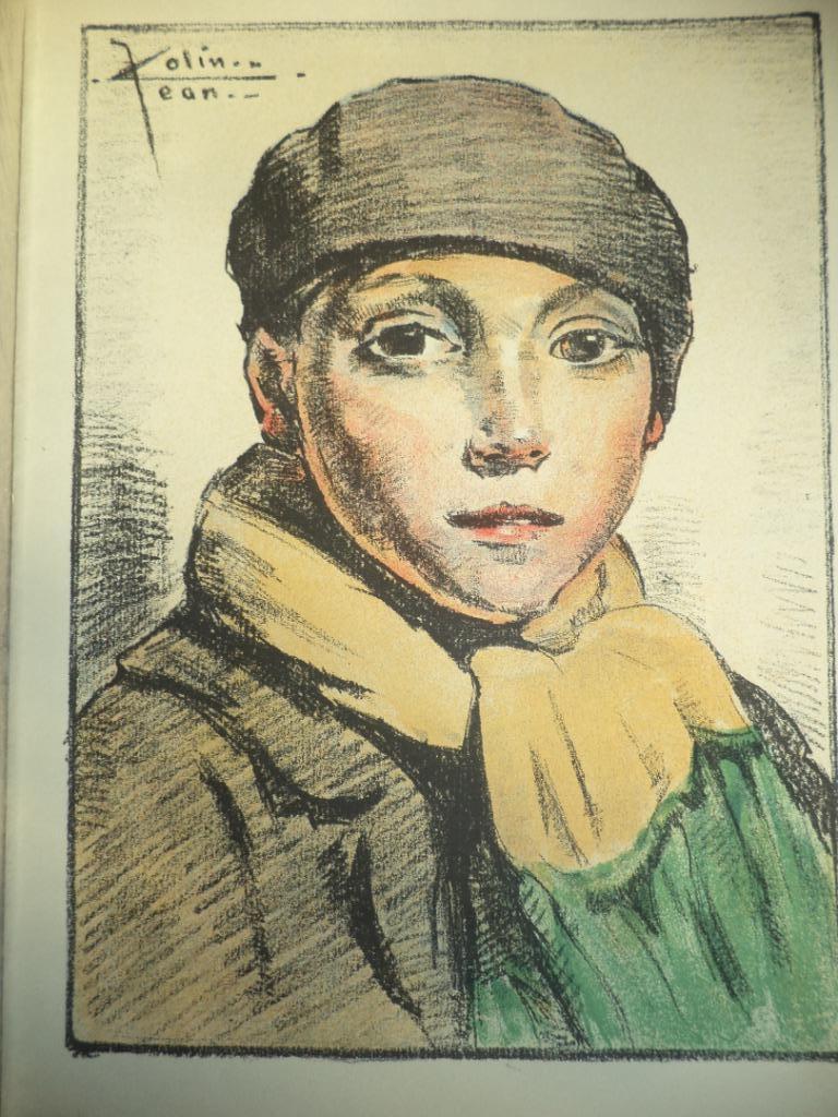 Jean COLIN Scholier, L' Ecolier 1930, Lithographie originale, Antiquités & Art, Art | Lithographies & Sérigraphies, Enlèvement ou Envoi