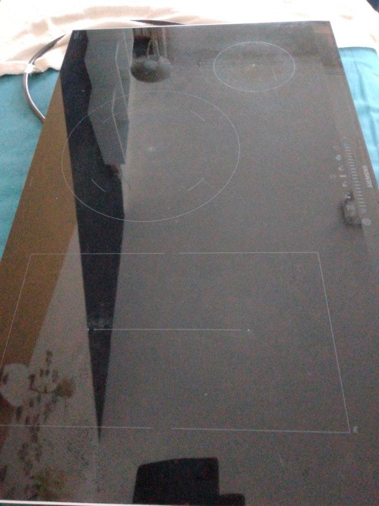 Inductiekookplaat Siemens, Elektronische apparatuur, Kookplaten, Ophalen, 4 kookzones, Zo goed als nieuw, Energieklasse A of zuiniger