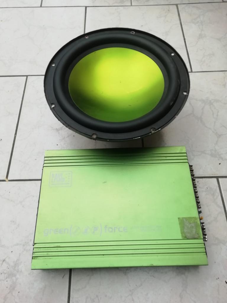Ampli Green Force 2x250W Hp Fusion 30cm, Enlèvement ou Envoi, Utilisé