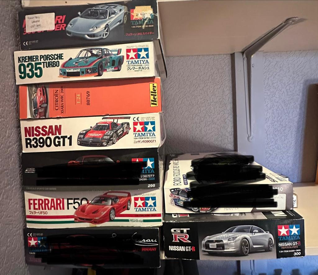 Te koop verschillende bouwdozen 1/24, Hobby en Vrije tijd, Modelbouw | Auto's en Voertuigen, Nieuw, Auto, Fujimi, Ophalen of Verzenden