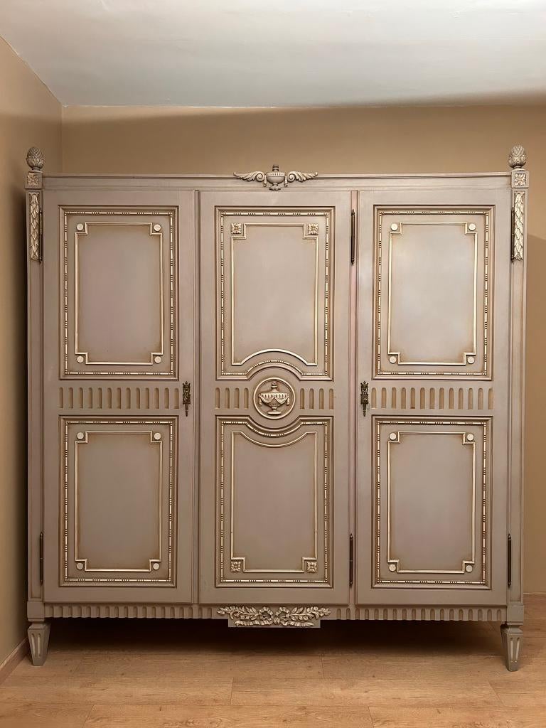 Louis XV (XVI?) slaapkamer (kleerkast, 2x eenpersoons bed ), Ophalen, Gebruikt, Eenpersoons, Louis XV