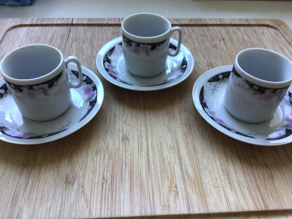 Espresso-tasjes, Ophalen