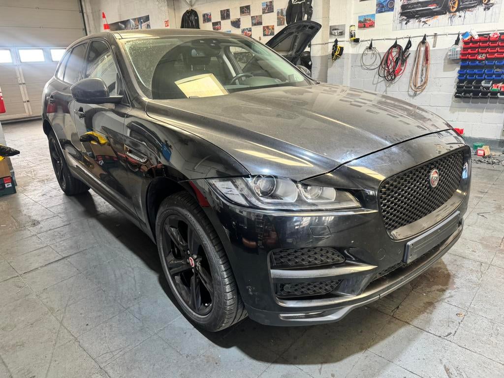 Jaguar F-Pace 2.0D AWD – 132 kW – Euro 6B – Motorprobleem, Auto's, Jaguar, Automaat, Euro 6, Zwart, Diesel
